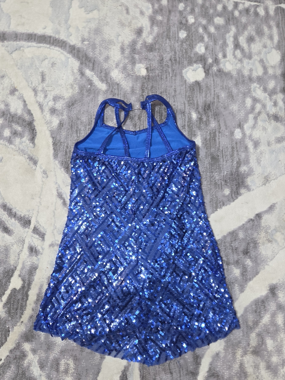 Curtain Call Royal Blue Sequin Dance Costume